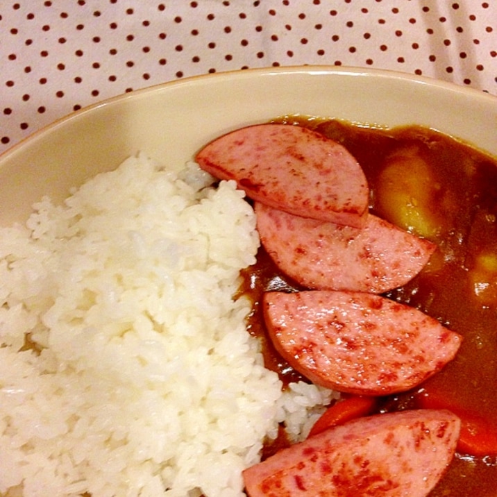 焼きハムカレー